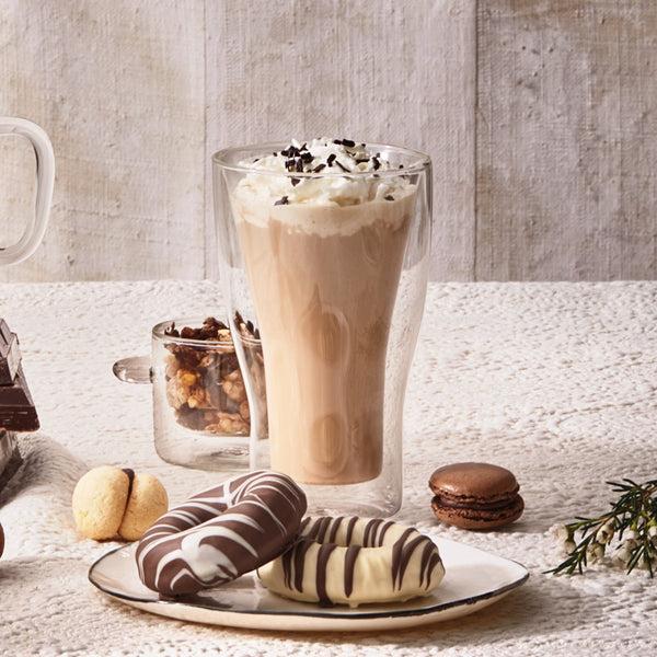 Luigi Bormioli Thermic Glass 11.5oz Latte Macchiato Double Wall Glasses (Set Of 2)