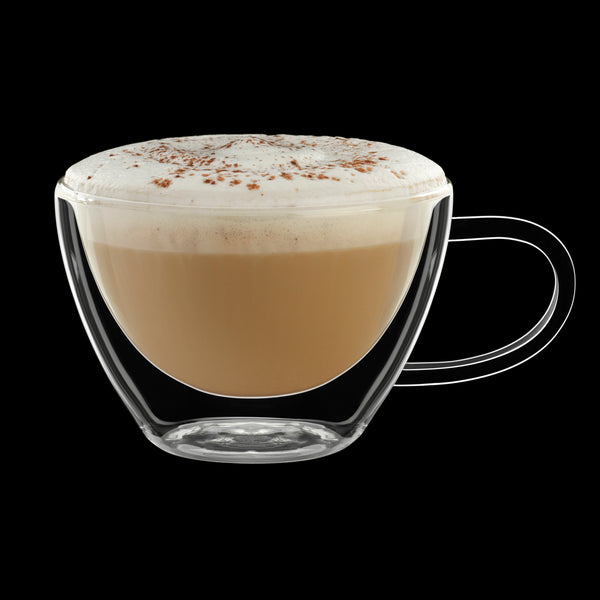 Luigi Bormioli Thermic Glass 13oz Cappuccino Double Wall Glasses (Set Of 2)