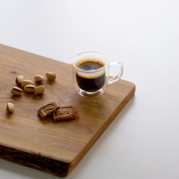 Luigi Bormioli Thermic Sublime 3oz Double Wall Espresso Glasses (Set Of 2)