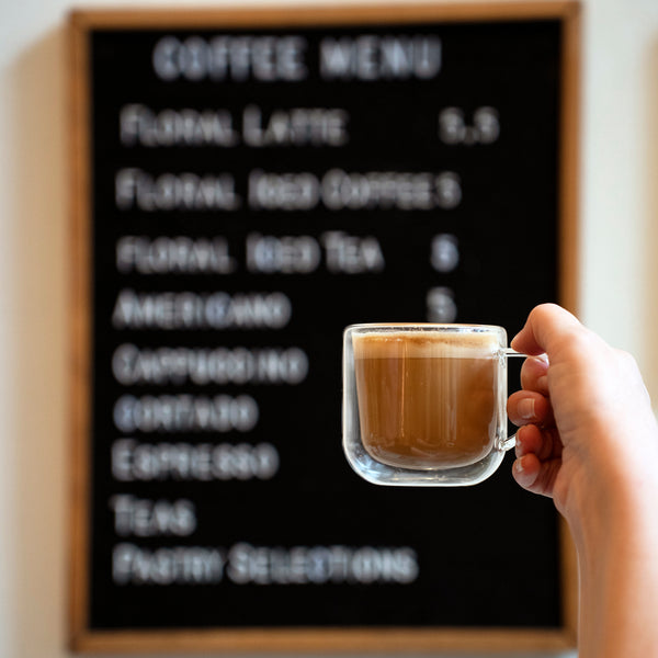 Luigi Bormioli Thermic Sublime 8oz Double Wall Cappuccino Glasses (Set Of 2)