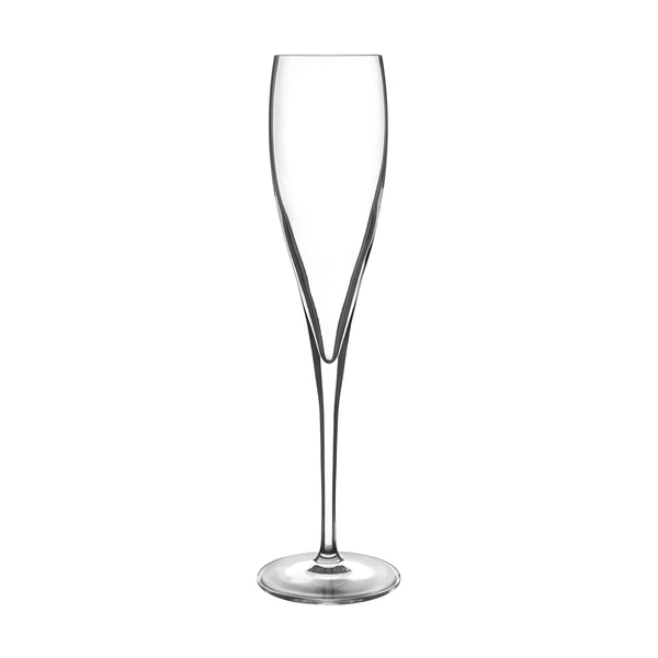 luigi bormioli Vinoteque 6oz Perlage Flute Glasses (Set of 6)