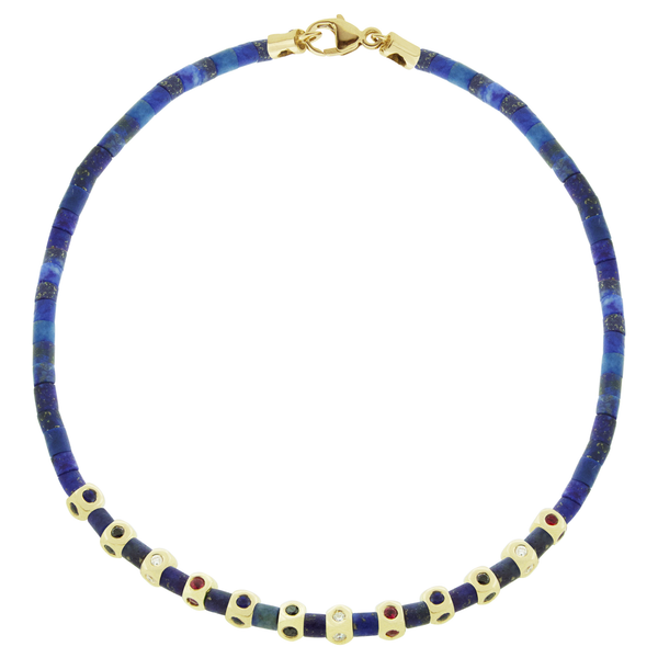 luis morais 12 Mini Tetra Lapis Bracelet with Clasp