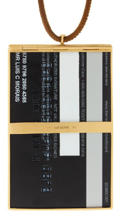 Luis Morais 14K Gold Concert Wallet On Cord Necklace