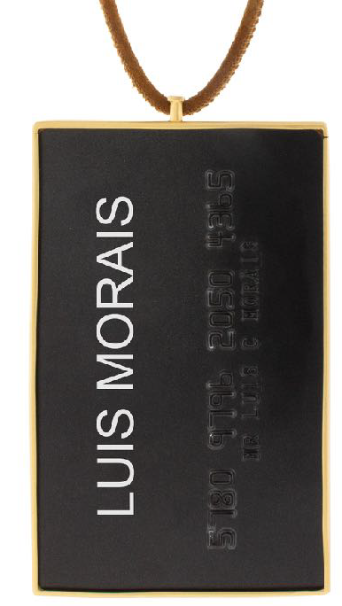 luis morais 14K Gold Concert Wallet on Cord Necklace