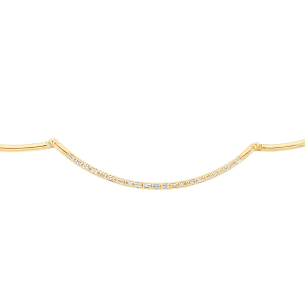 Luis Morais 18K Gold Carabiner Necklace With Diamonds