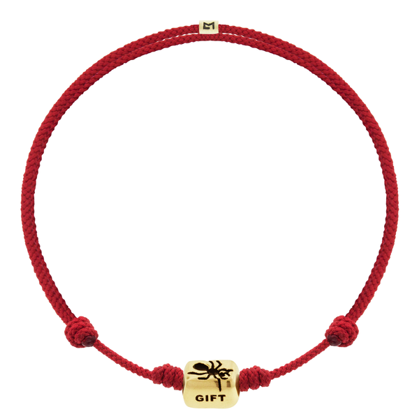Luis Morais GIFT HEAVEN Ant Ingot On Red Cord Bracelet