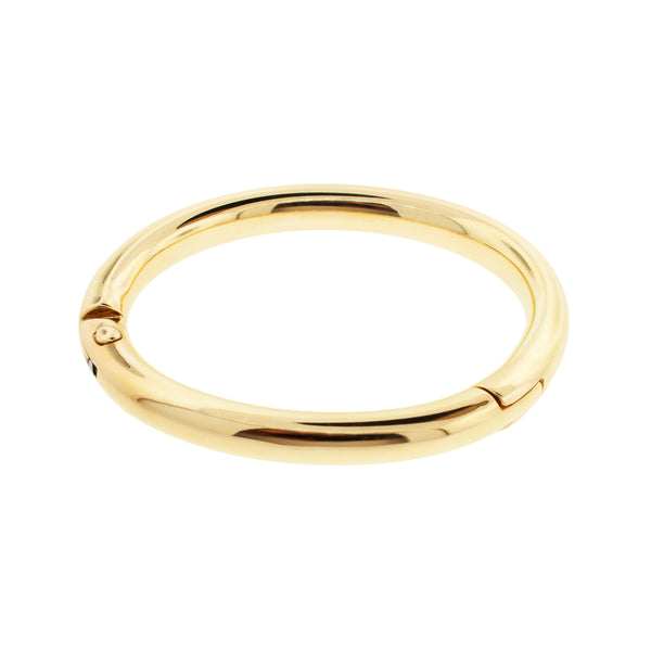luis morais 18K Gold Carabiner Bracelet- 8mm