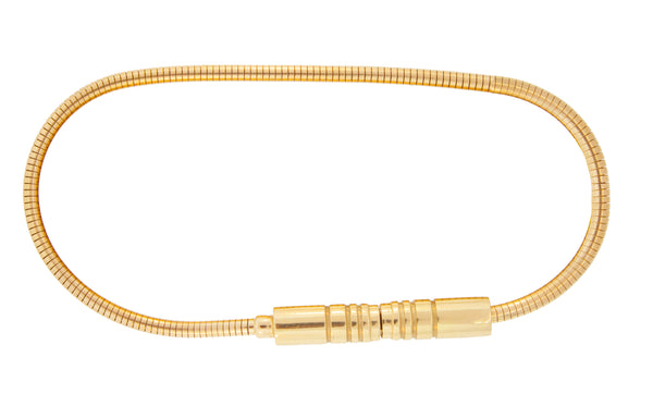 luis morais 18K Gold Liquid Plug Lock Bracelet
