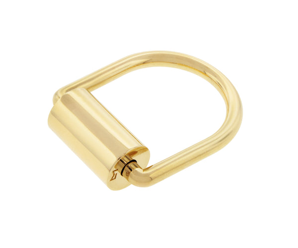 Luis Morais All Gold Roller Ring Pendant