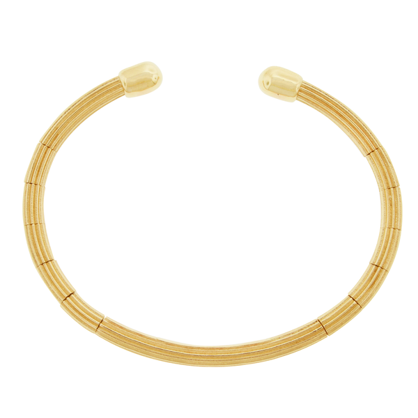 luis morais Articulated Gold Cuff Bracelet