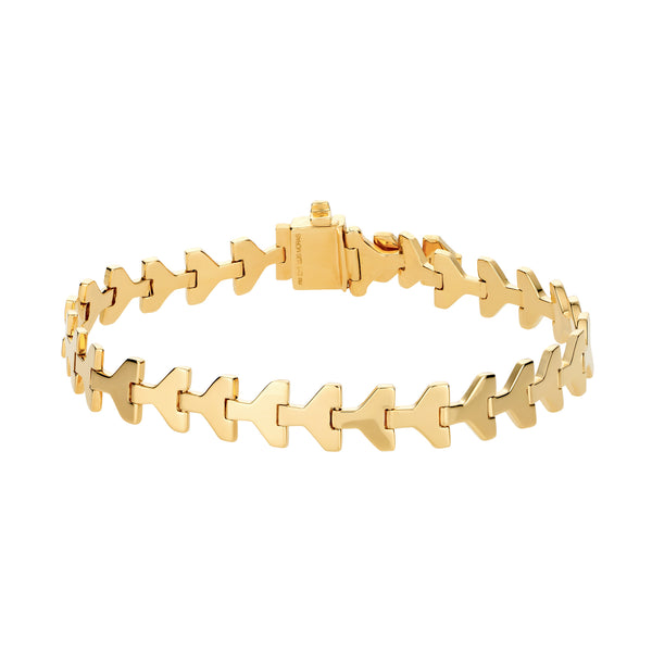 luis morais Gold Arrow Link Bracelet