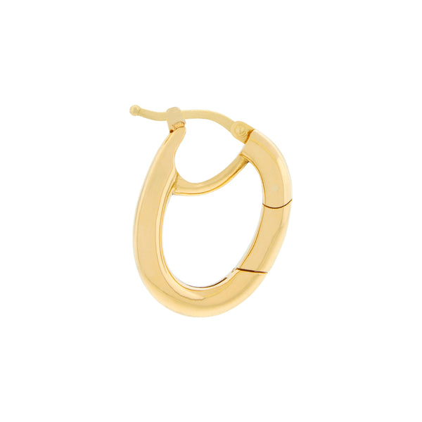 Luis Morais Gold Carabiner Earring