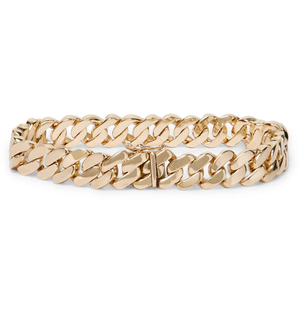 luis morais Gold Cuban Link Bracelet
