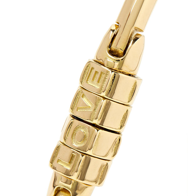 Luis Morais Gold Love Lock Necklace