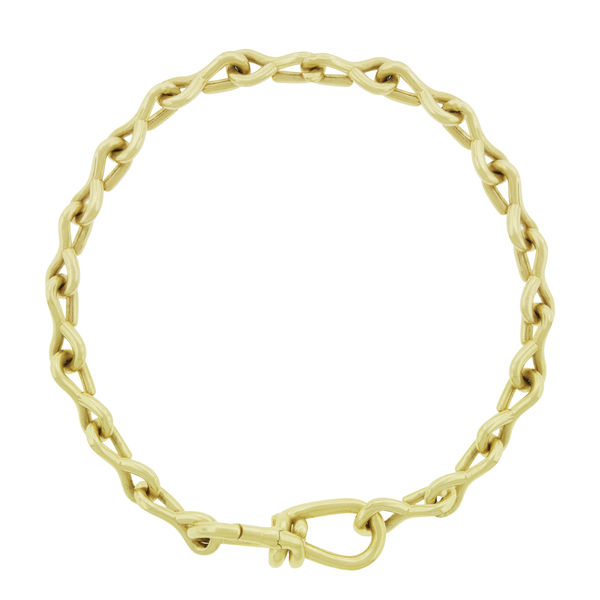 luis morais Gold Wire Link Chain Bracelet