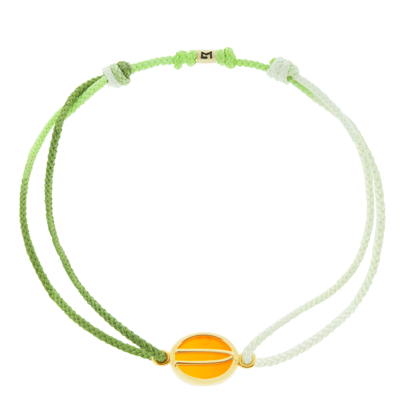 Luis Morais Large Carnelian Initial Cord Bracelet