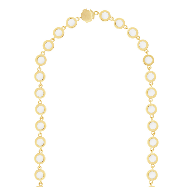 Luis Morais Mother Of Pearl Gold Link Necklace