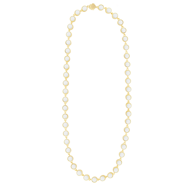 Luis Morais Mother Of Pearl Gold Link Necklace