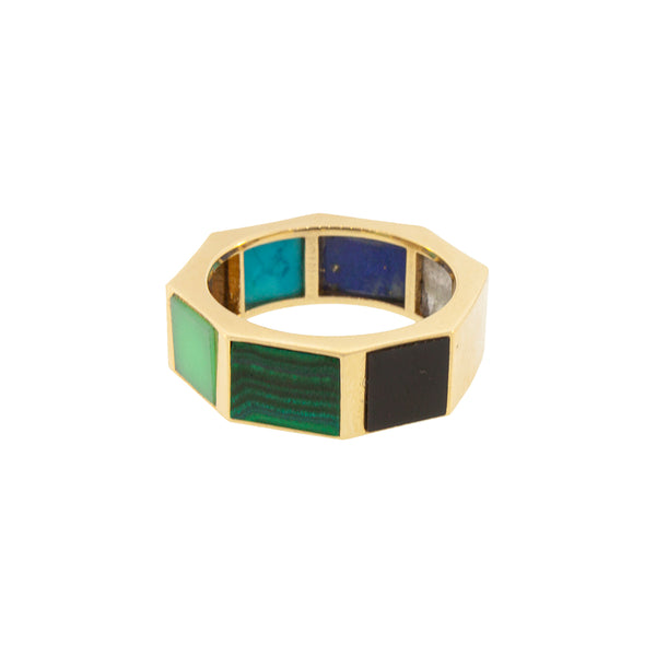 Luis Morais Multi Gemstone Eternity Ring