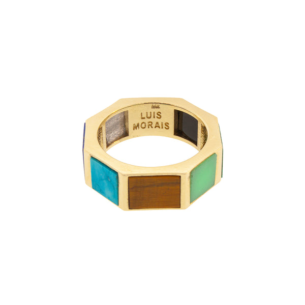 luis morais Multi Gemstone Eternity Ring