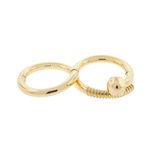 Luis Morais Short Screw Serpentine Ring
