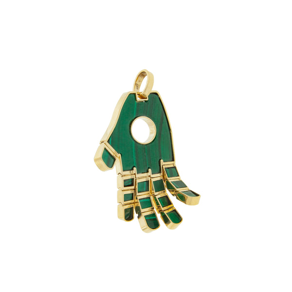 Luis Morais The Malachite Hand Pendant
