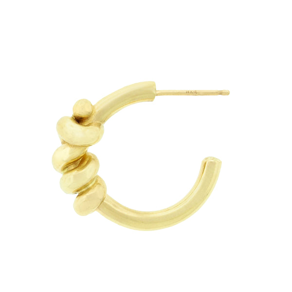 luis morais Thick Entangled Knot Earring