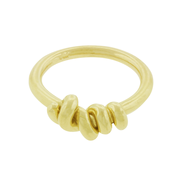 luis morais Thick Entangled Knot Ring