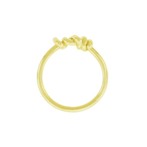 luis morais Thin Entangled Knot Ring
