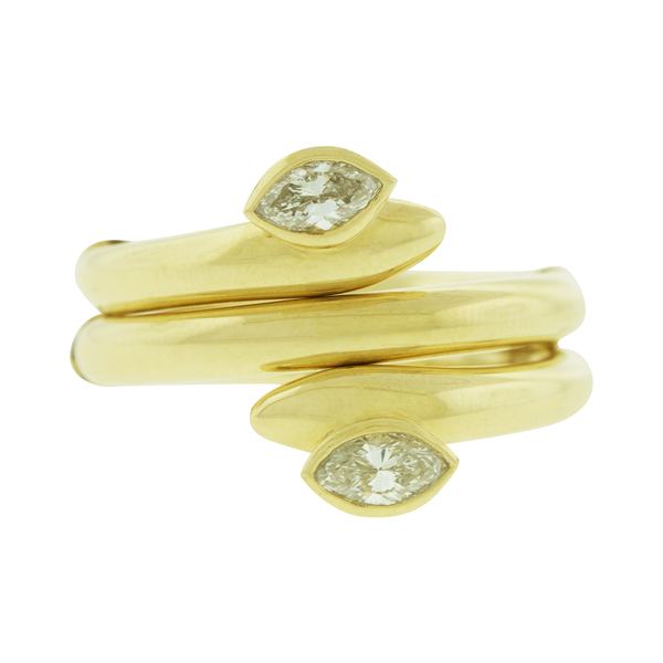 Luis Morais Twin Eyes Serpentine Diamond Ring