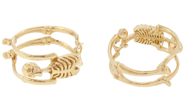 luis morais Yellow Gold Skeleton Ring