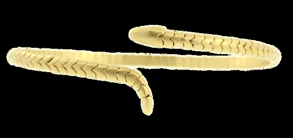 luis morais Yellow Gold Snake Bracelet