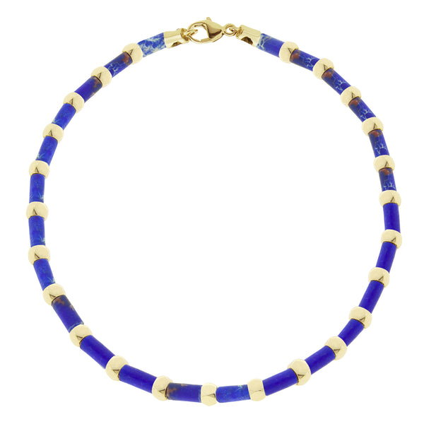 luis morais Mini Tetras Imperial Jasper Beaded Bracelet with Clasp