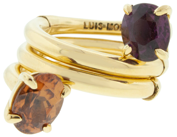 luis morais Romeo and Juliet Spinel Serpentine Ring
