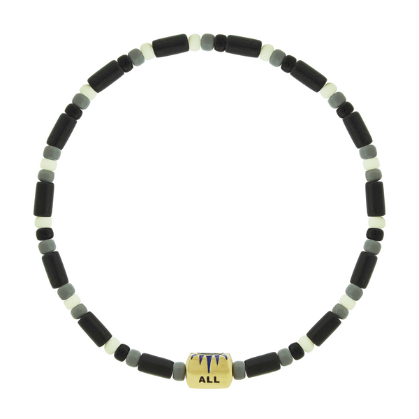 Luis Morais SEE ALL Blue Sapphire Ingot On Beaded Bracelet