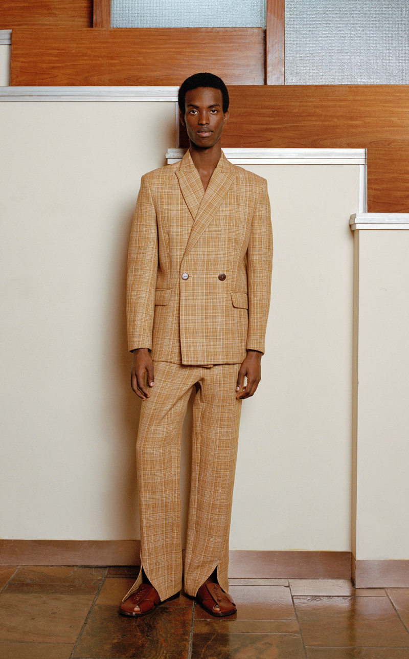 lukhanyo mdingi CÉLINE DOUBLE BREAST