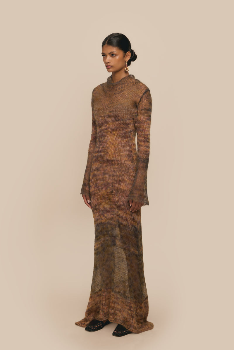 Lukhanyo Mdingi CHARMED DRESS - EMBER ASH