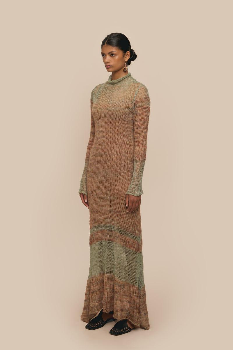Lukhanyo Mdingi CHARMED DRESS - WITCHY SAGE