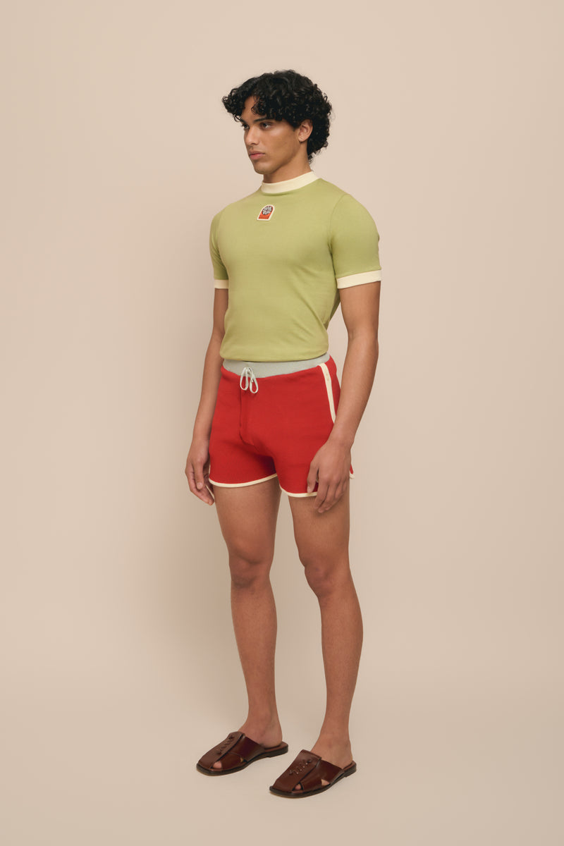 Lukhanyo Mdingi SENSE SHORTS - RED