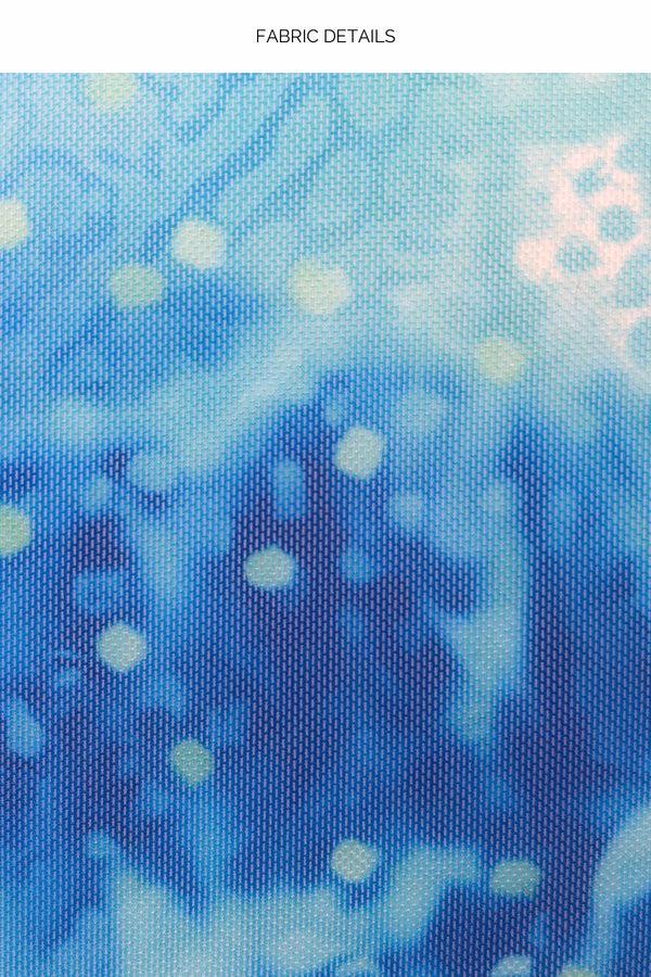 Luli Fama AQUA DREAMS - Long Sleeve Mini Dress • Multicolor – Luli Fama