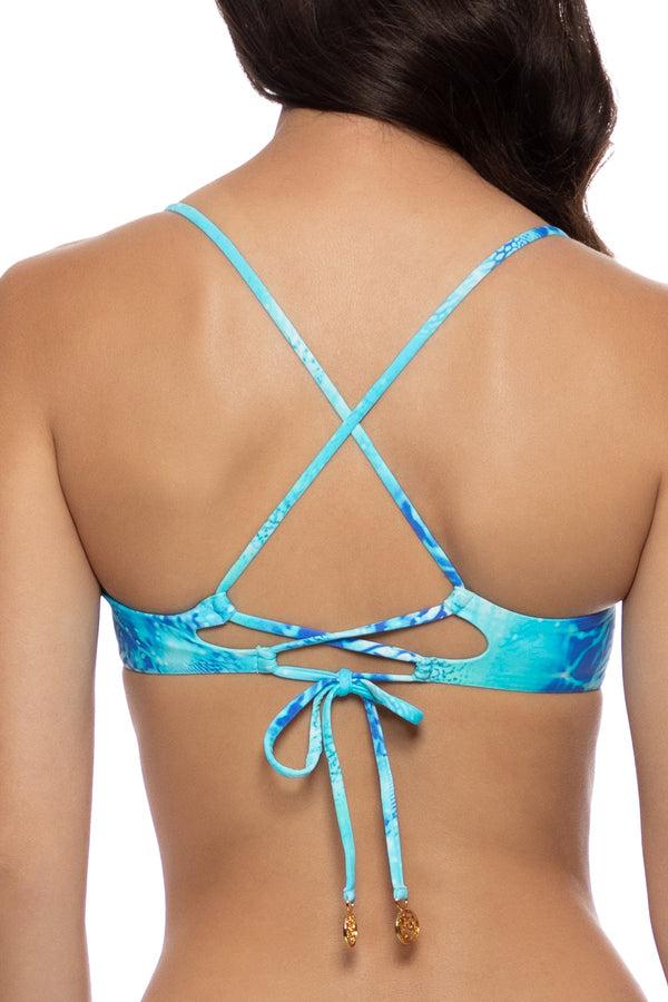 Luli Fama AQUA DREAMS - Scalloped Balconette Top & Seamless Full Ruched Back Bot – Luli Fama