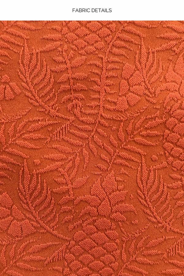 Luli Fama BAMBOO SANDS - Triangle Halter Top & Ring Twist Front Skirt • Terracot – Luli Fama