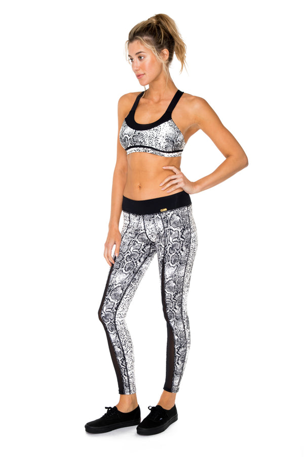 Luli Fama BOMBO - Crossback Sports Bra & Cut Out Legging • Multicolor – Luli Fama