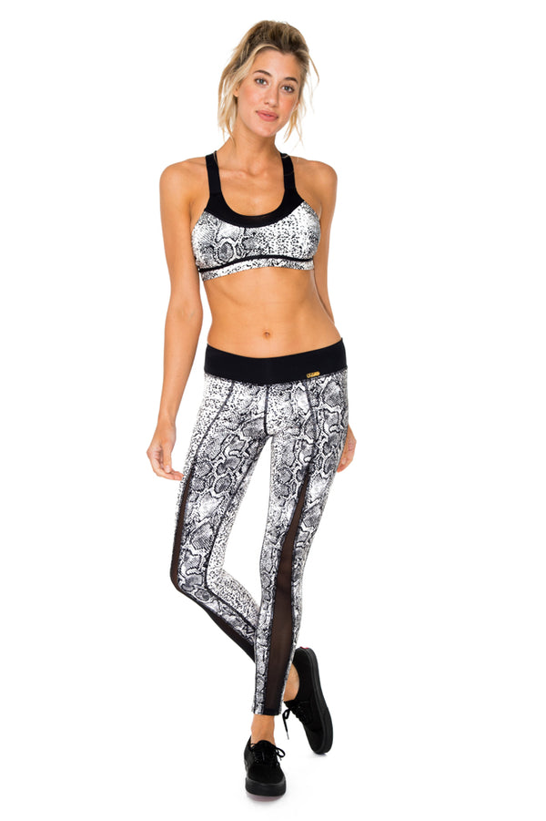 luli fama BOMBO - Crossback Sports Bra & Cut Out Legging • Multicolor – Luli Fama