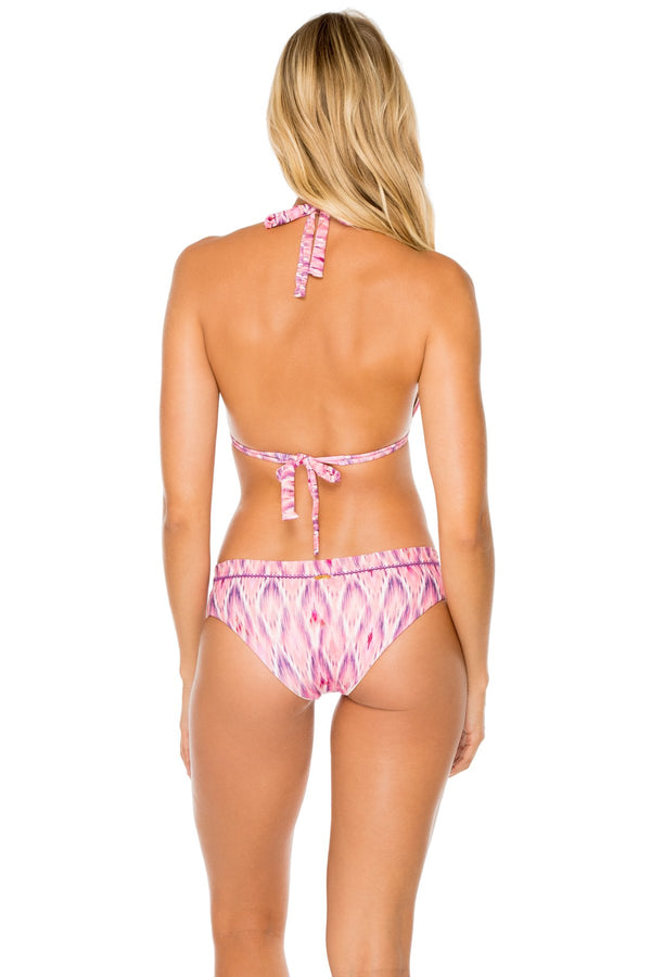 Luli Fama CADIZ - Triangle Halter Top & Mamasita Bottom • Multicolor – Luli Fama
