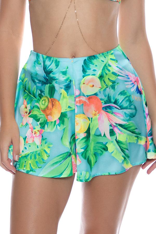 Luli Fama CARIBBEAN FANTASY - Blouse & Short • Multicolor – Luli Fama