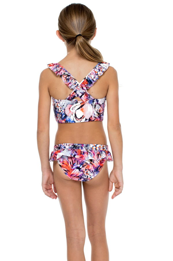 Luli Fama CIENFUEGOS - Ruffle Tankini • Multicolor – Luli Fama