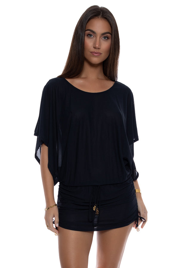 luli fama COSITA BUENA - South Beach Dress • Black – Luli Fama