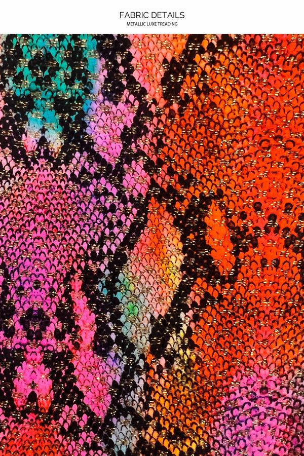 Luli Fama ELECTRIC SKIN - Front Twist Halter One Piece Fuller Coverage • Multico – Luli Fama