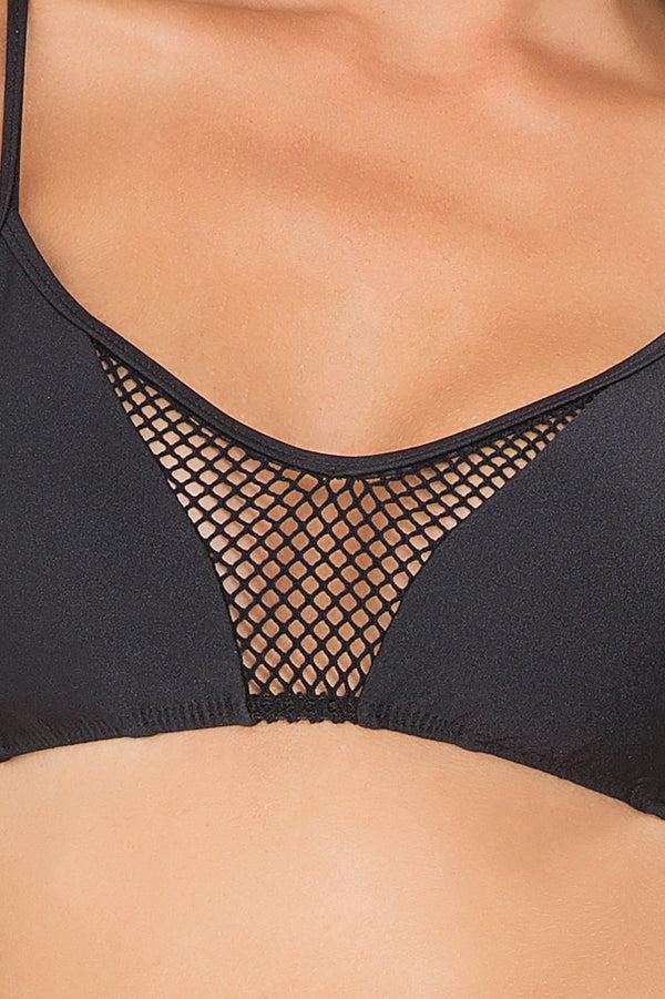Luli Fama FOR YOUR EYES ONLY - Net Front Criss Cross Back Sporty & Net Sides Mod – Luli Fama